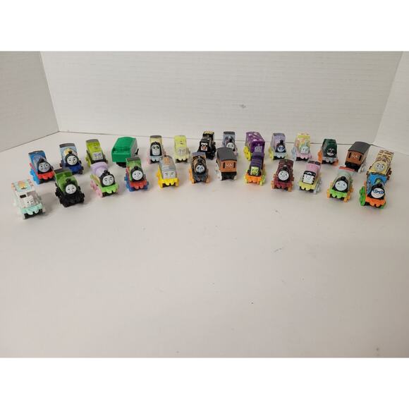 Thomas & Friends MINIS Train Lot - 26 Total Engines & Cars - Picture 1 of 4